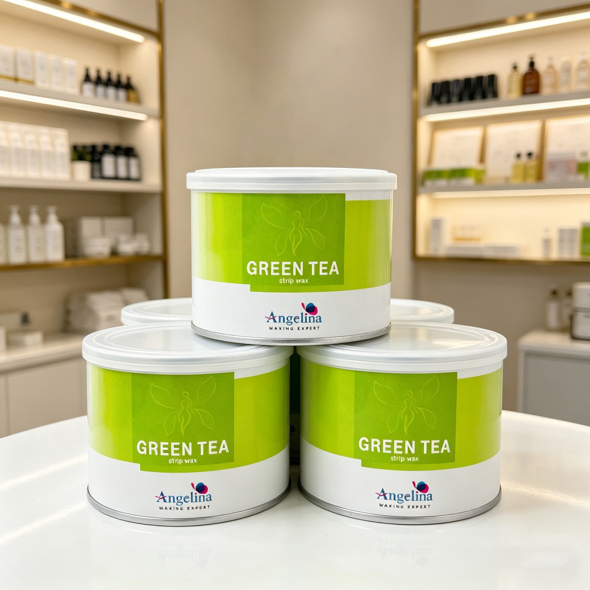 400G TIN GREEN TEA STRIP WAX - Image 3