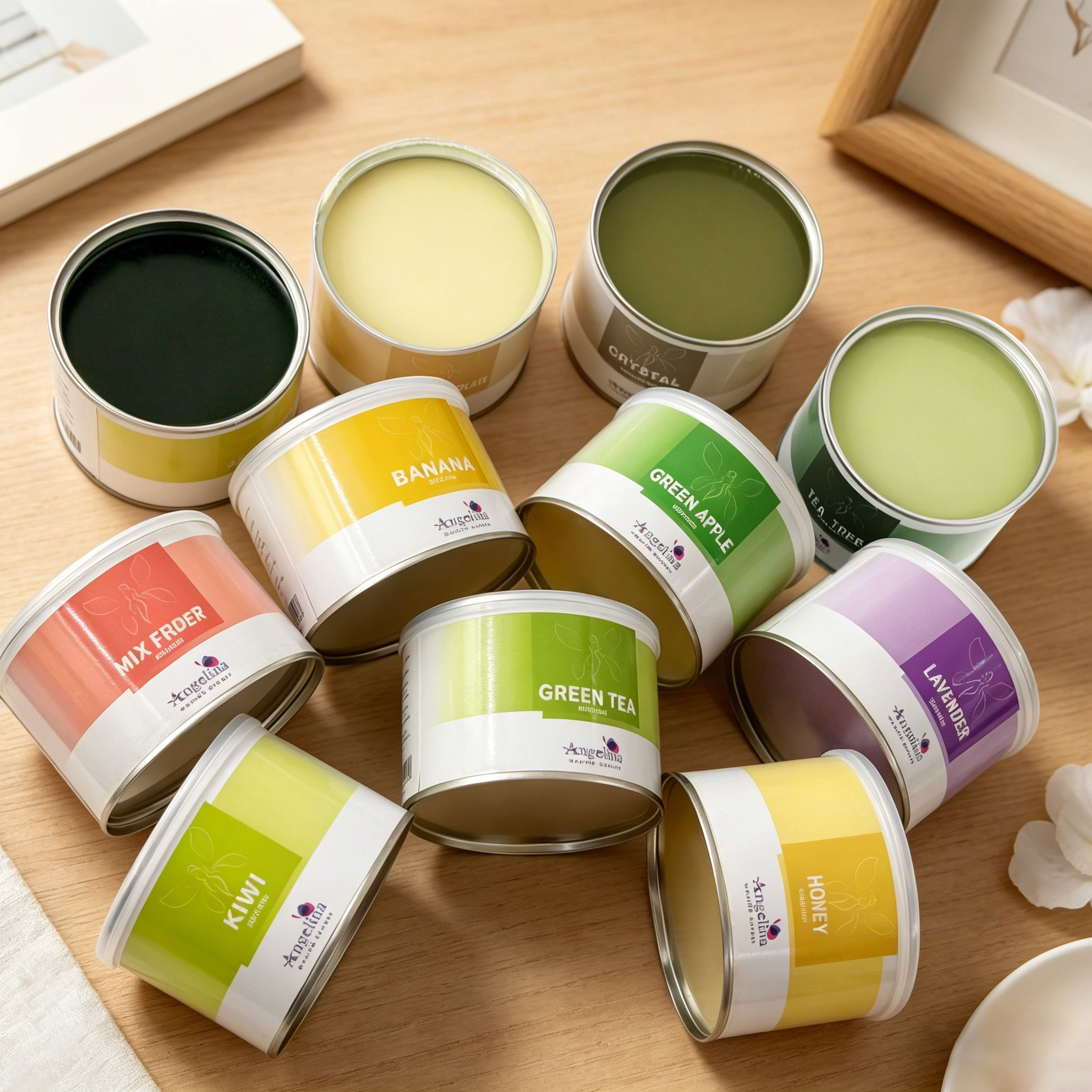 400G TIN STRIP WAX AVAILABLE IN VARIOUS SCENTS - Image 3